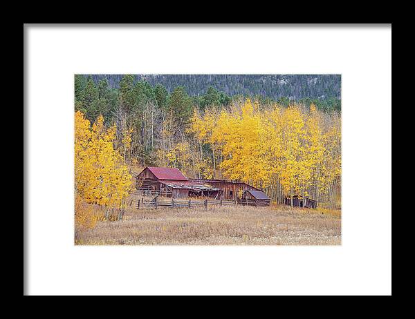 Old Barns Framed Print featuring the photograph Yearning For The Tranquility Of A Rustic Milieu by Bijan Pirnia