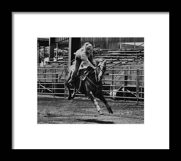 Horse Framed Print featuring the photograph YeeHaw by Keith Lovejoy