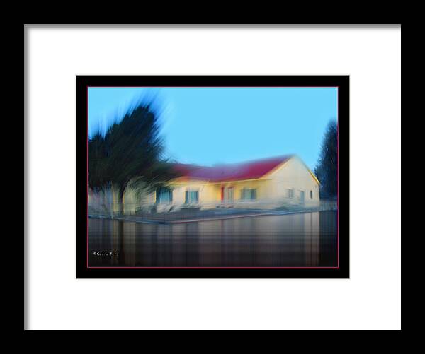 House Framed Print featuring the photograph Yellow House by Gerry Tetz