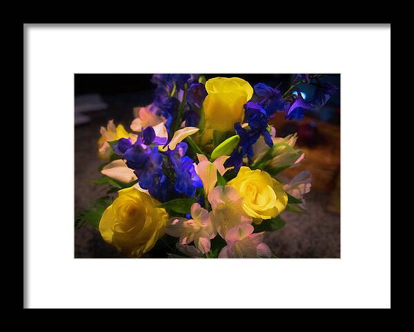 Flower Framed Print featuring the photograph Yellow Rose of Texas by G Lamar Yancy