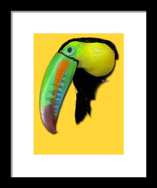 Toucan Framed Print featuring the photograph Yellow Toucan by Russ Harris
