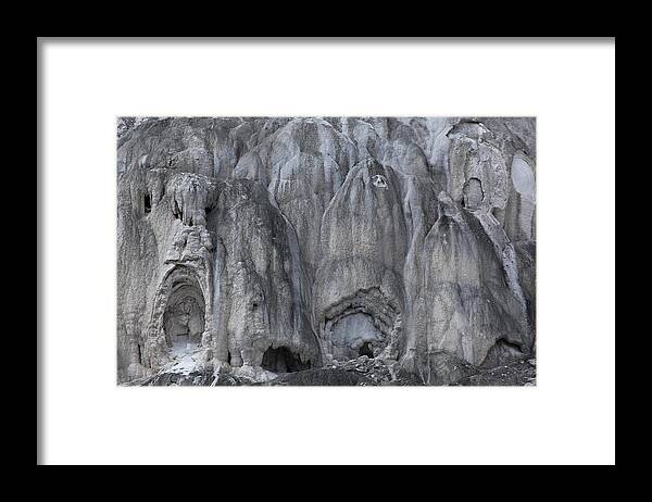 Texture Framed Print featuring the photograph Yellowstone 3683 by Michael Fryd
