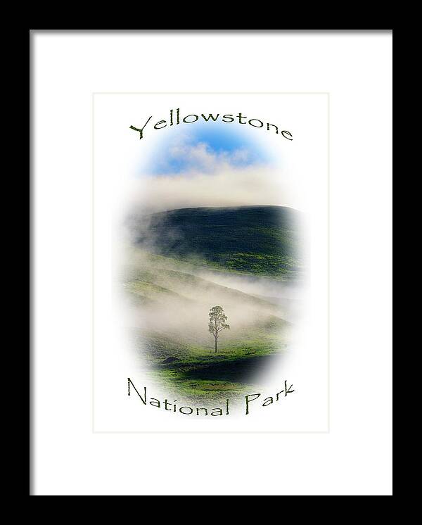  Framed Print featuring the photograph Yellowstone T-shirt by Greg Norrell
