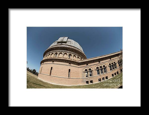 Telescope Framed Print featuring the photograph Yerkes Observatory - 5 by David Bearden