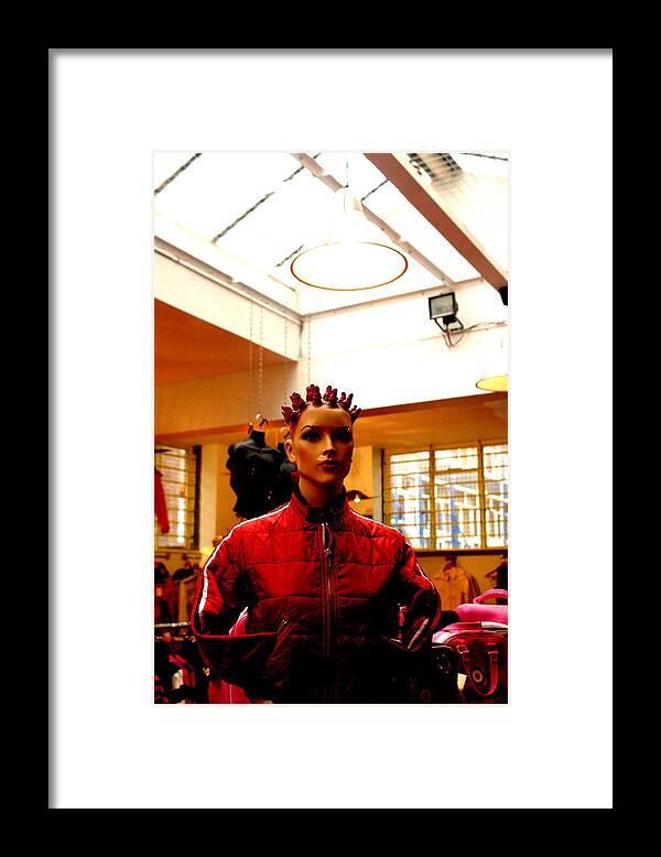Jez C Self Framed Print featuring the photograph Yes can I help you by Jez C Self