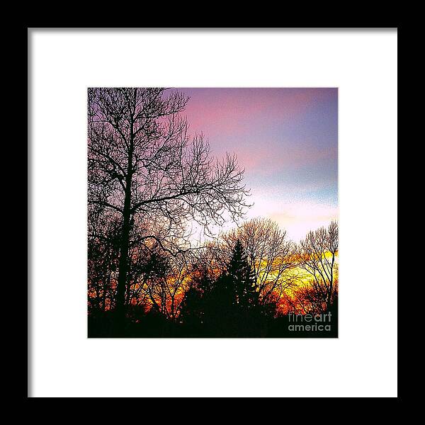 Frank J Casella Framed Print featuring the photograph Yesterday's Sky by Frank J Casella