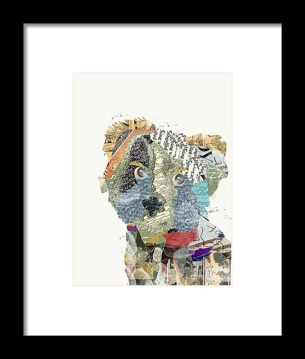 Yorkshire Terrier Framed Print featuring the painting Yorkshire Terrier by Bri Buckley