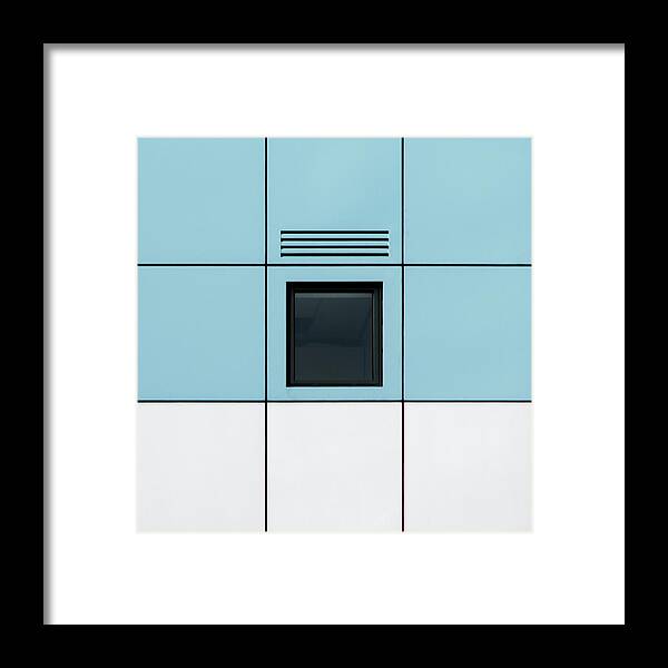 Urban Framed Print featuring the photograph Square - Yorkshire Windows 3 by Stuart Allen