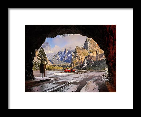 Yosemite Christmas Framed Print featuring the photograph Yosemite Christmas by Duncan Selby