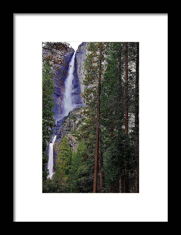 Yosemite Fallls Framed Print featuring the photograph Yosemite Falls C by Phyllis Spoor