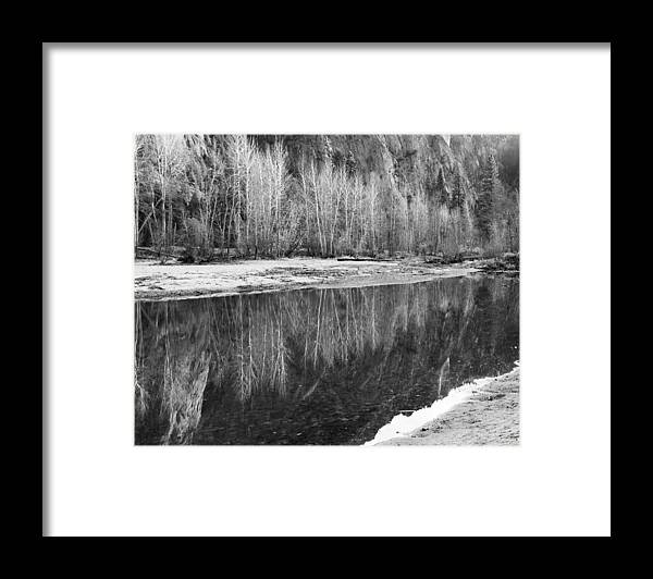 Water Framed Print featuring the photograph Yosemite by Lora Lee Chapman