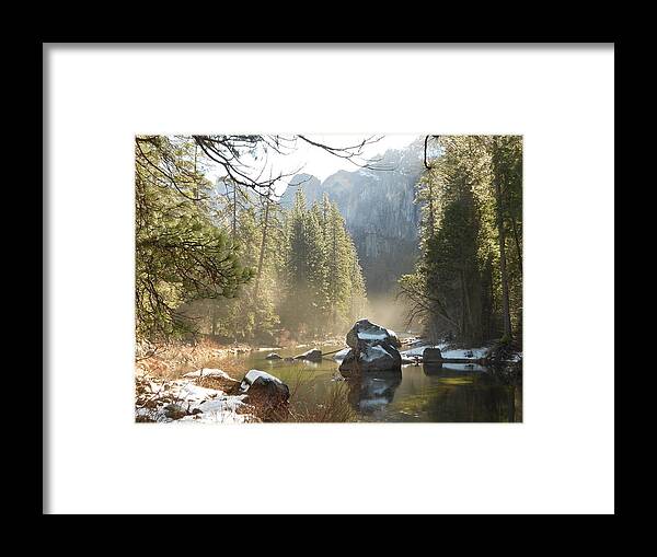 Yosemite Spring Framed Print featuring the photograph Yosemite Spring by FD Graham