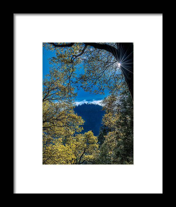 Sierras Yosemite Framed Print featuring the photograph Yosemite by Steven Maxx