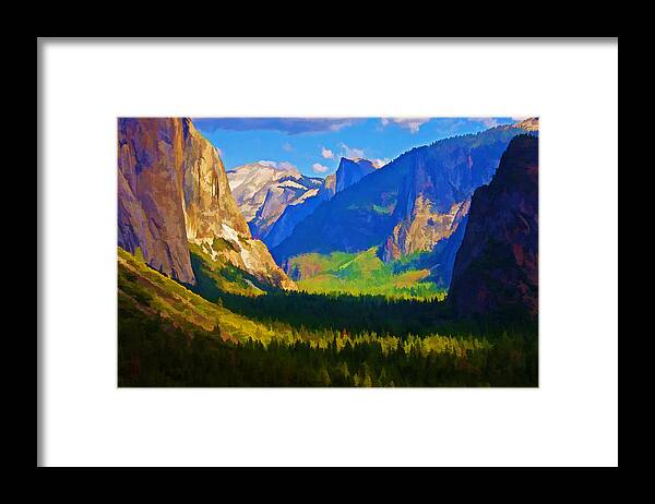 California Framed Print featuring the photograph Yosemite Valley by Dennis Cox