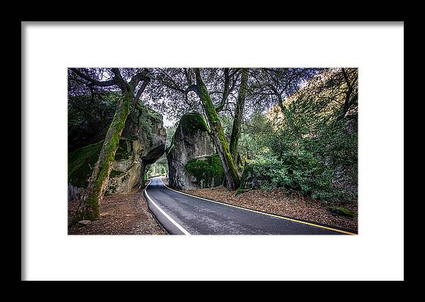 California Framed Print featuring the photograph Yosemite Valley National Park - California, United States - Landscape photography by Giuseppe Milo
