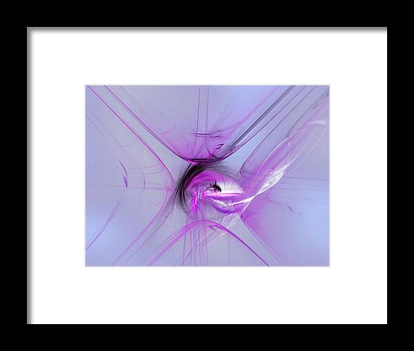 Art Framed Print featuring the digital art You Again by Jeff Iverson