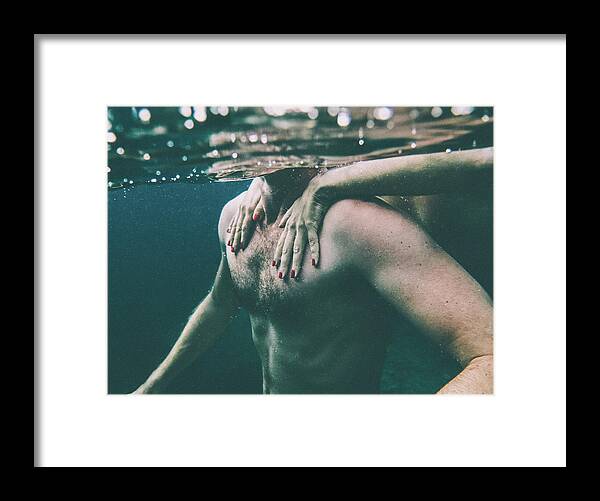 Swim Framed Print featuring the photograph You Are mine by Gemma Silvestre