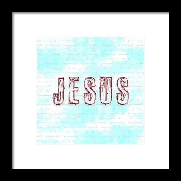 Jesus Framed Print featuring the photograph You are not alone by Payet Emmanuel