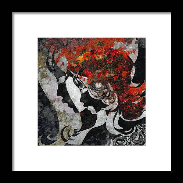 Wonder Framed Print featuring the digital art You Are The Only One 3 by Angelina Tamez