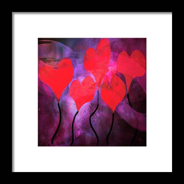 Joy Framed Print featuring the photograph You Have my Heart on a String by Debra and Dave Vanderlaan