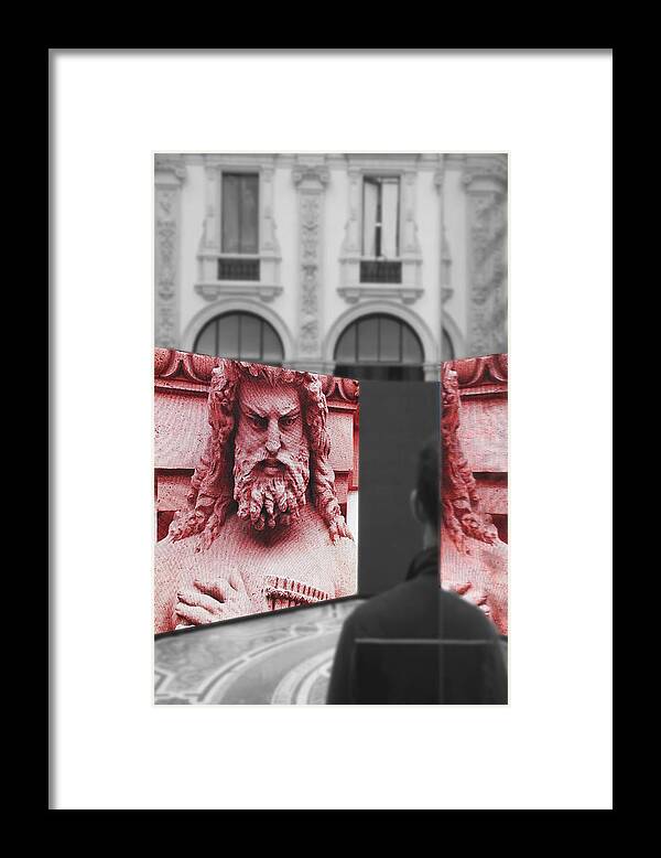 Fault Framed Print featuring the photograph Your Fault by Valentino Visentini