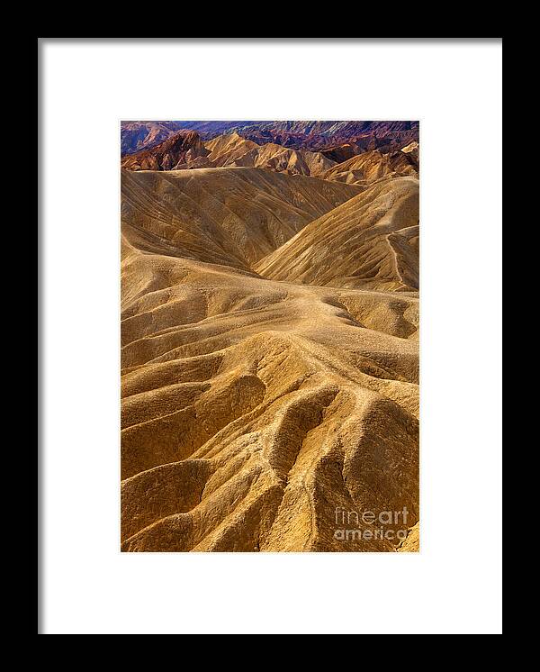 Hills Framed Print featuring the photograph Zabriskie Morning by Michael Dawson