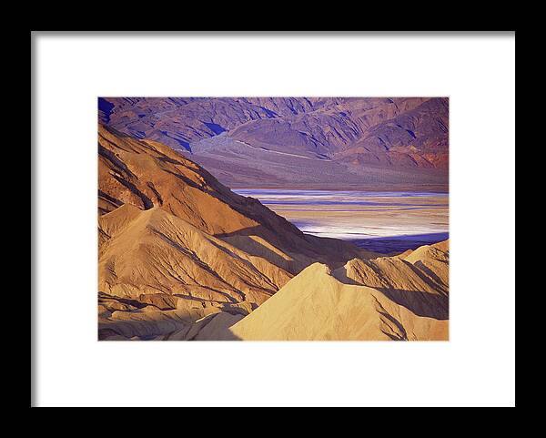 California Framed Print featuring the photograph Zabriskie View by John Farley