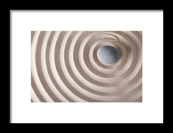 Concentration Framed Print featuring the photograph Zen Concentration Point by Dirk Ercken