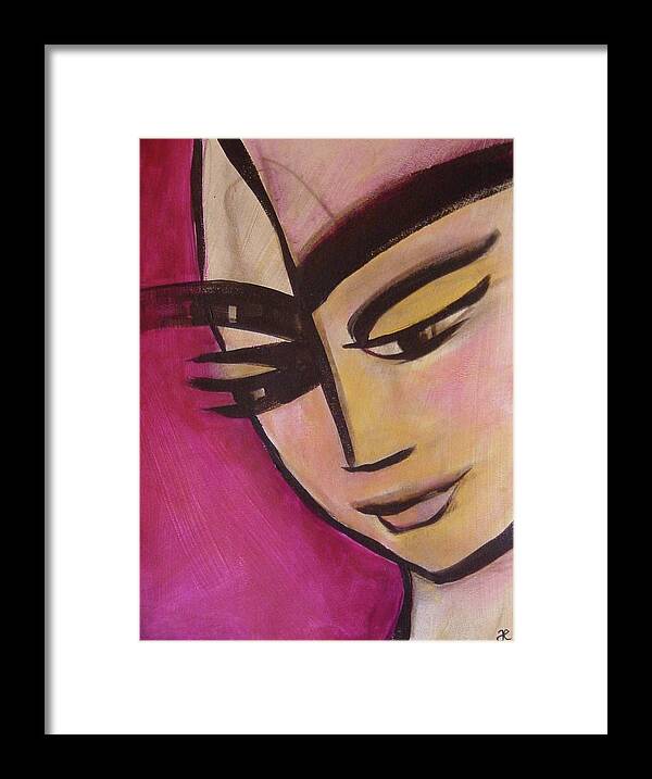 Art Framed Print featuring the painting Zikr 1 by Anna Elkins