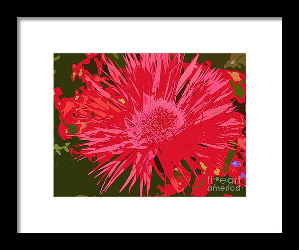 Zinnia Framed Print featuring the photograph Zinnia Party by Jeanette French