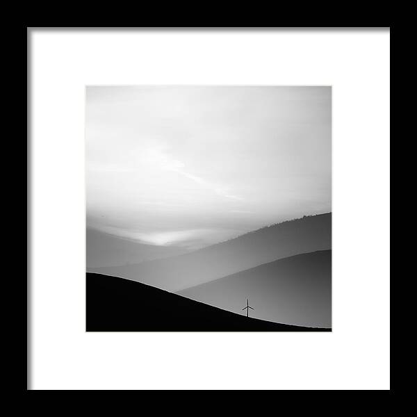 Windmill Framed Print featuring the photograph by Mostafa Nodeh