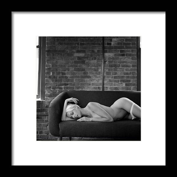 Fine Art Nude Framed Print featuring the photograph *** by Yuri Kriventsoff