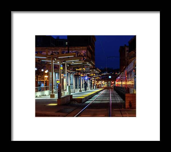 Last Stop Framed Print featuring the photograph 057 - Last Stop by David Ralph Johnson