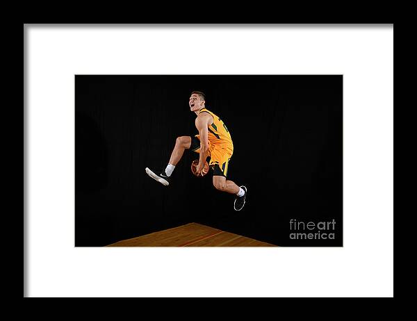 Grayson Allen Framed Print featuring the photograph 2018 Nba Rookie Photo Shoot by Brian Babineau