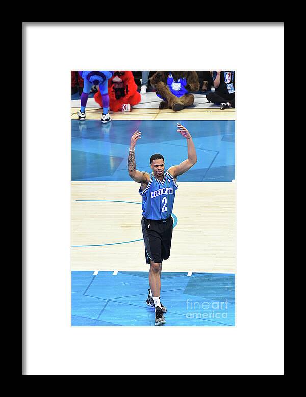 Nba Pro Basketball Framed Print featuring the photograph 2019 At&t Slam Dunk Contest by Juan Ocampo