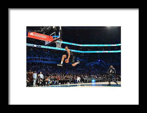 Nba Pro Basketball Framed Print featuring the photograph 2019 At&t Slam Dunk by Jesse D. Garrabrant