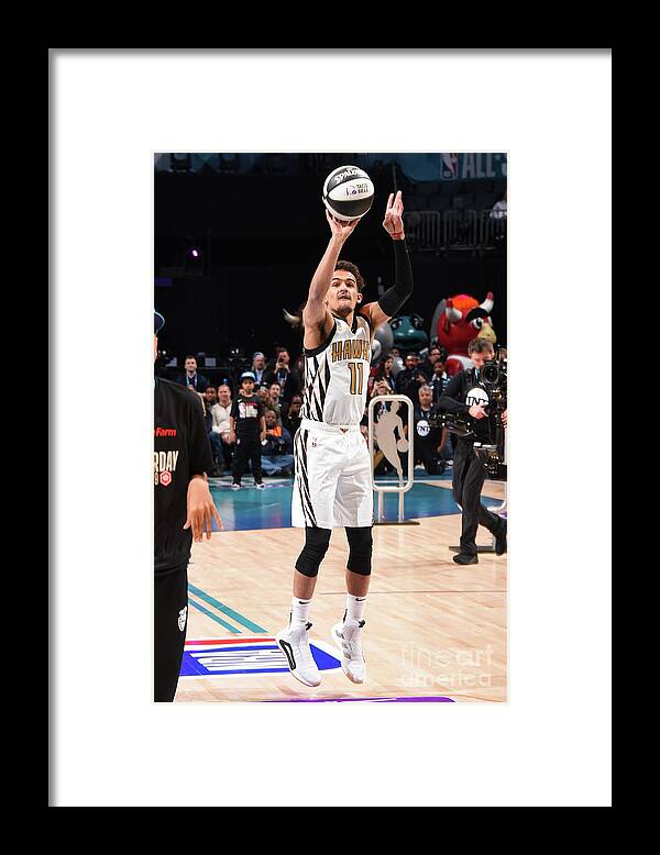 Nba Pro Basketball Framed Print featuring the photograph 2019 Taco Bell Skills Challenge by Andrew D. Bernstein