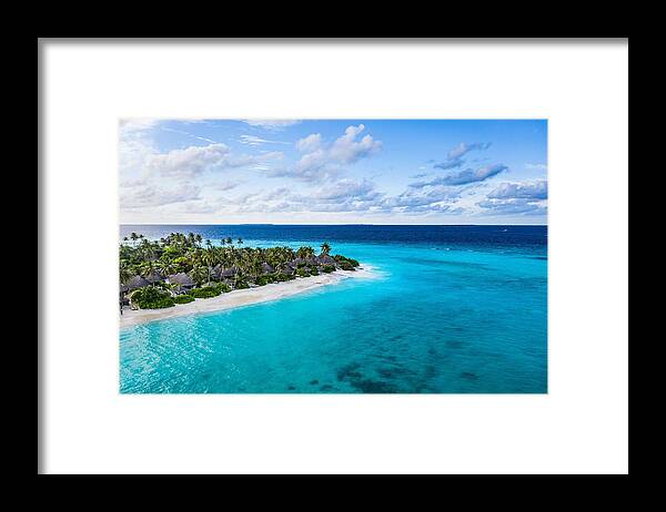 Landscape Framed Print featuring the photograph Aerial Photo Of Beautiful Paradise #1 by Levente Bodo