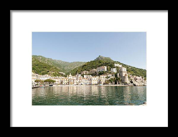Scenics Framed Print featuring the photograph Amalfi Coast - Cetara-italy #1 by Lrescigno