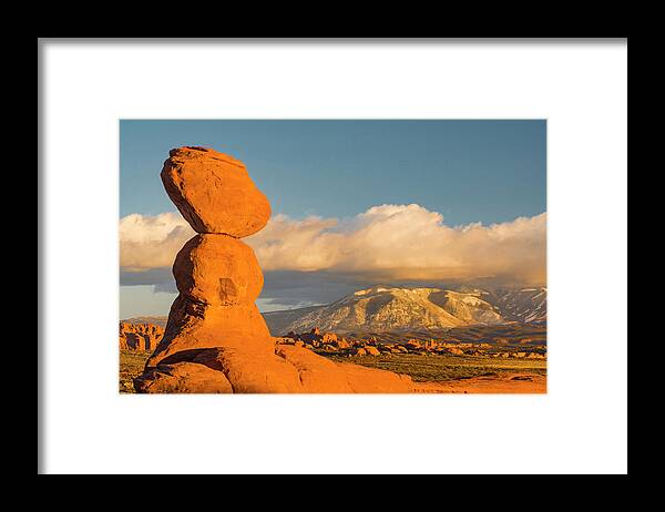 Jeff Foott Framed Print featuring the photograph Arches National Park Formation #1 by Jeff Foott