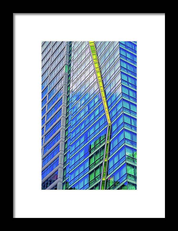Abstract Framed Print featuring the photograph Architectural Abstract #1 by Robert FERD Frank