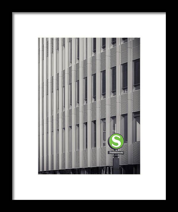 Berlin Framed Print featuring the photograph Berlin - Spreedreieck - Friedrichstrasse #1 by Alexander Voss