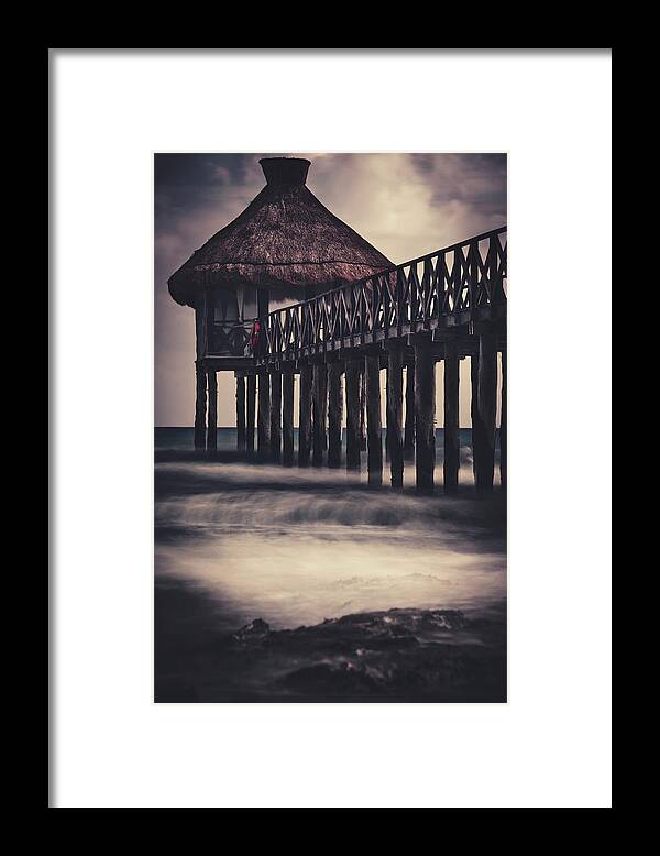 Water's Edge Framed Print featuring the photograph Boardwalk #1 by Mmeemil