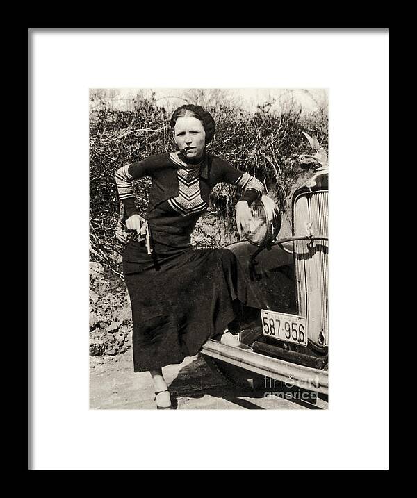 Bonnie And Clyde Framed Print featuring the photograph Bonnie and Clyde #1 by Mindy Sommers