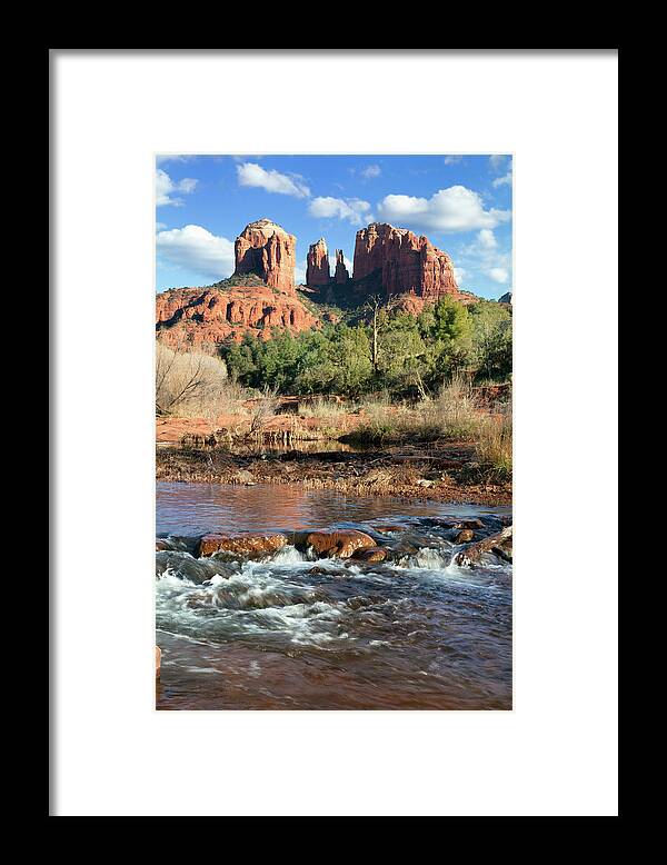 Arizona Framed Print featuring the photograph Cathedral Rock #1 by Kingwu