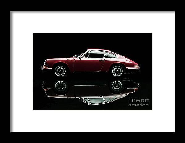 Sports Car Framed Print featuring the photograph Classic Porsche 911 Model #1 by Simonbradfield