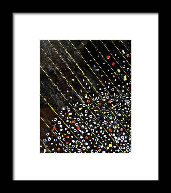 Color Abstraction-1 Framed Print featuring the painting Color Abstraction-1 #1 by Anand Swaroop Manchiraju