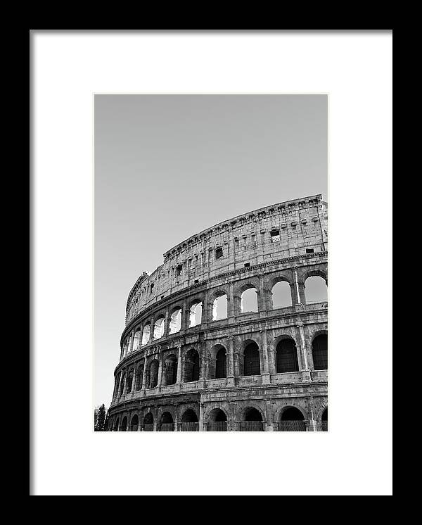Arch Framed Print featuring the photograph Colosseum #1 by Mmac72