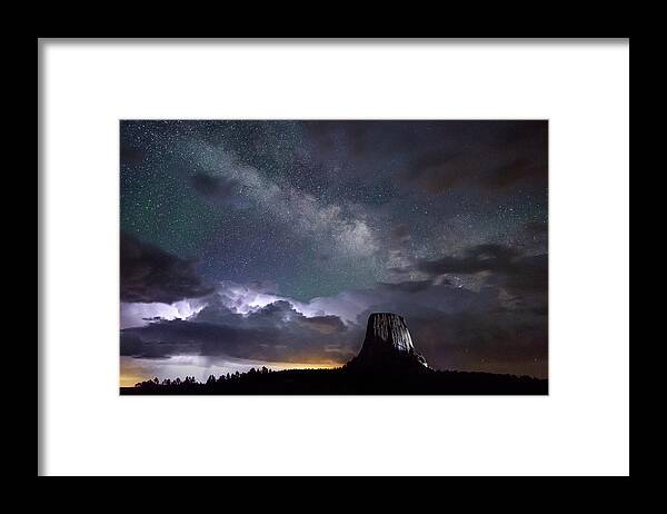 Milky Way Framed Print featuring the photograph Convergence II by Greni Graph