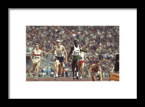 Lifeown Framed Print featuring the photograph Dave Wottle At The 1972 Summer Olympics #1 by John Dominis